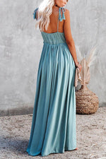 Romantic Lace Stitching Maxi Dress