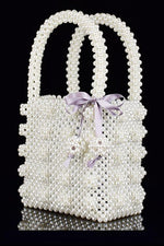 Luxe Pearl Beads Mini Tote