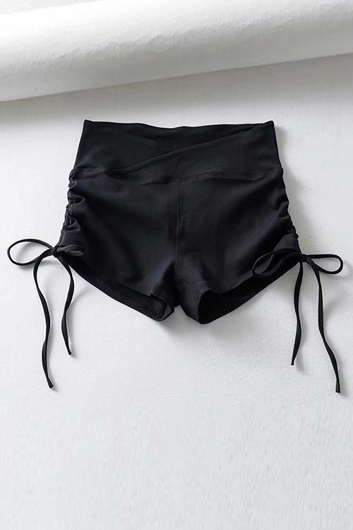 Drawstring V Waist Shorts