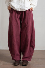 Pockets Linen Palazzo Pants