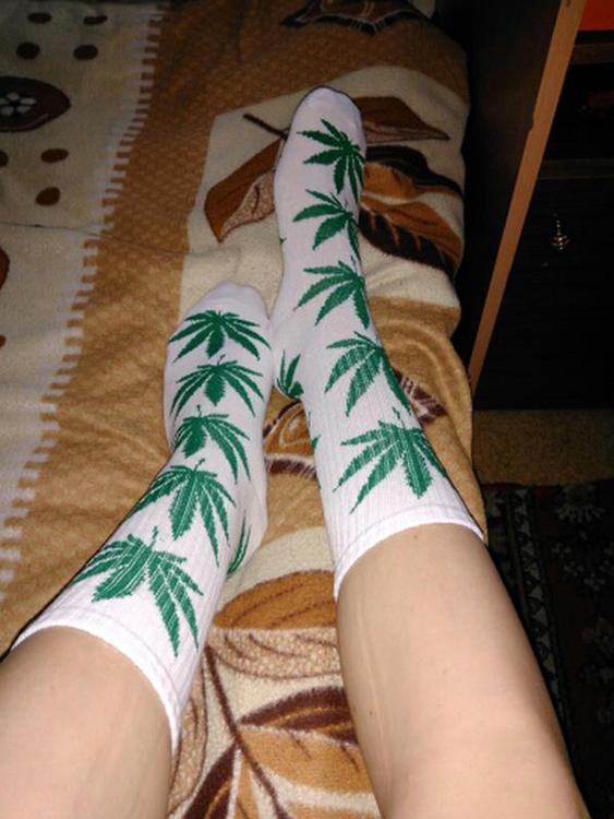 Maple Leaf Couples Socks