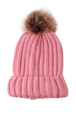 Pom Pom Knit Hat