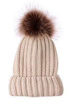 Pom Pom Knit Hat