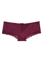 Lace Hem Hollow Thong