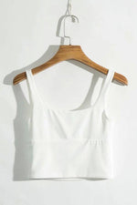 Pleated Sleeveless Tank Top