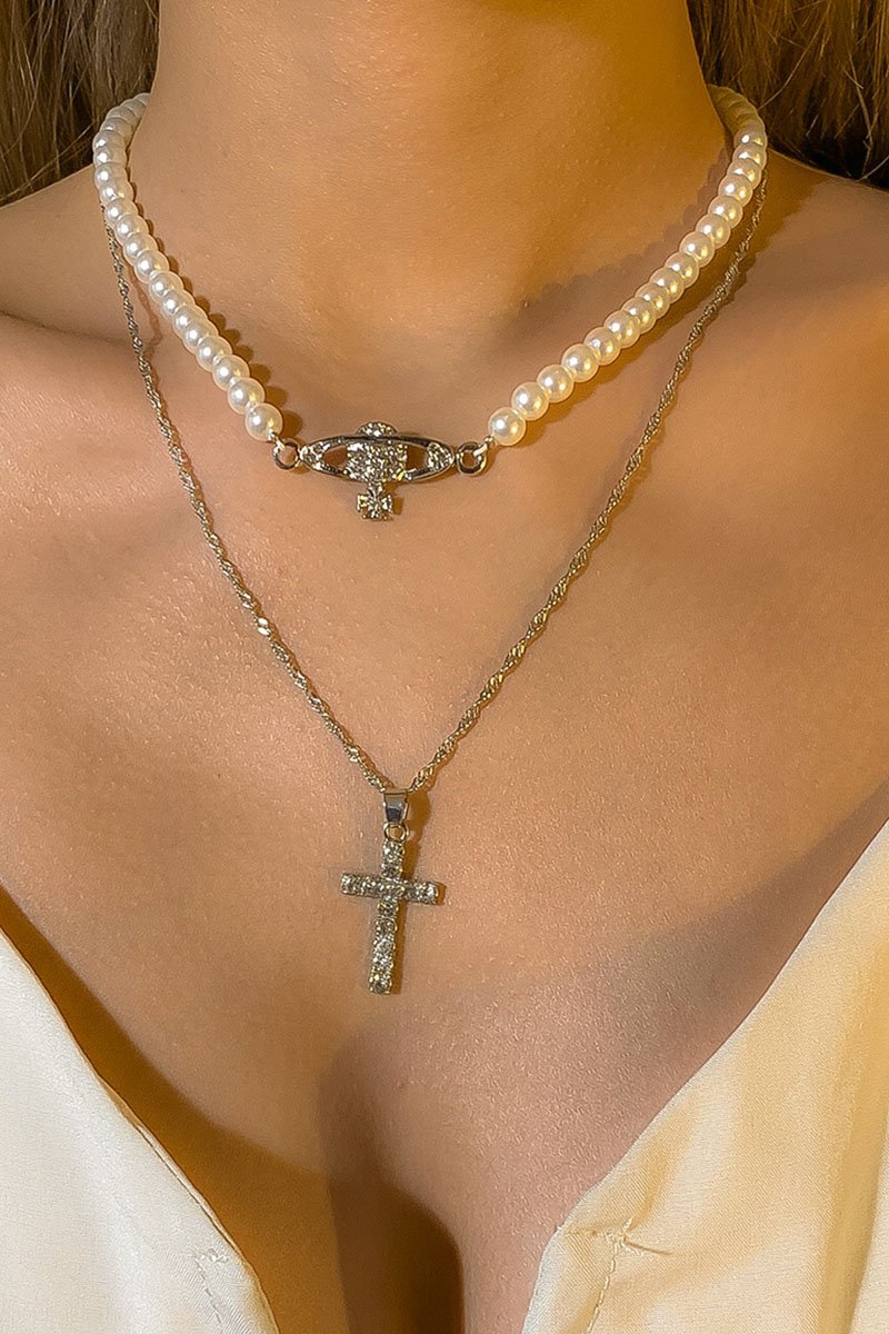 Fashion  Simplicity Geometric Split Joint Necklaces
