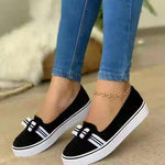 Fashion Daily Split Joint Round Comfortable Flats Shoes