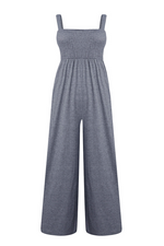 Casual Solid Split Joint Square Collar Straight Jumpsuits(6 colors)