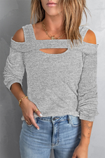 Seriously Obsessed Cold Shoulder Top