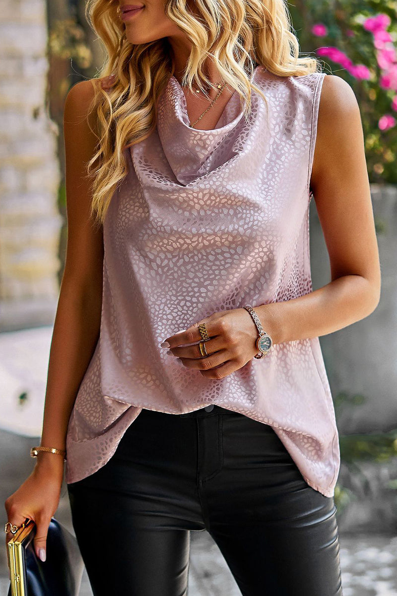 Casual Sweet Solid Patchwork Scarf Collar Tops