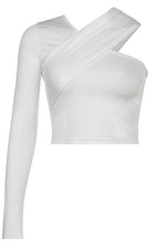 Casual Simplicity Solid Backless V Neck Tops(3 Colors)