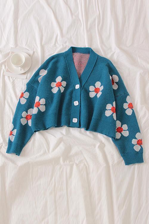 Happy Flower Cardigan