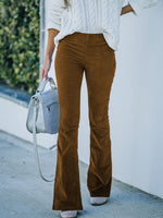 High Waist Long Wide Leg Trouser Pants