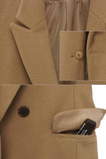 Florcoo Thick Solid Color Button Coat(3 Colors)