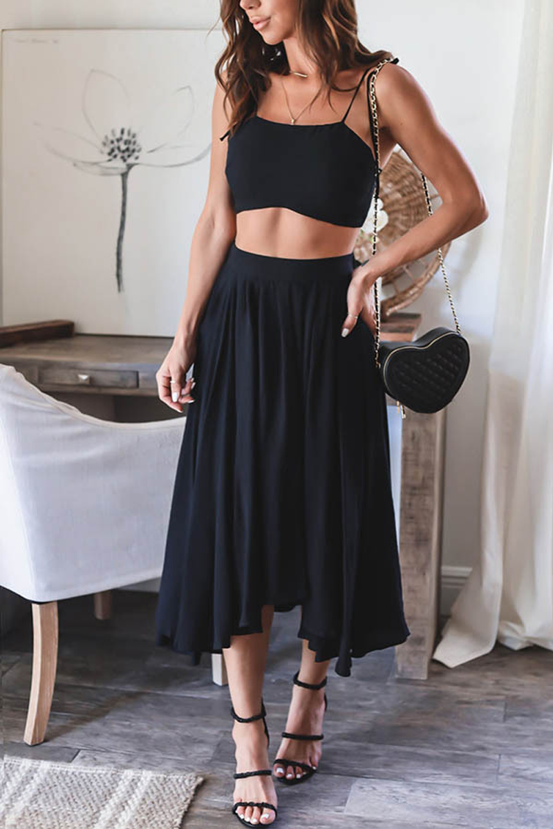 Meant To Be Two Piece Skirt Set