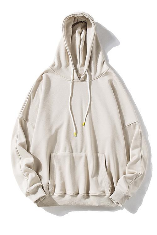 Basics Pockets Drawstring Hoodie