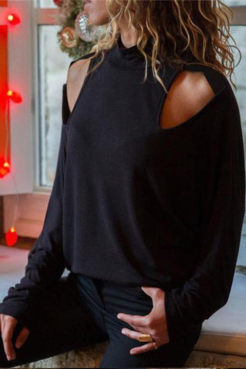 Casual Hollowed-out T-shirt