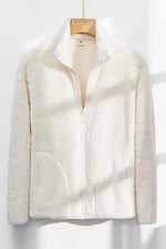 Classical Fluffy  Fleece Zipper Jackets