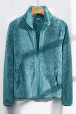 Classical Fluffy  Fleece Zipper Jackets