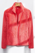 Classical Fluffy  Fleece Zipper Jackets