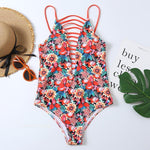 Florcoo Sexy One-Piece Printed Swimsuit