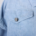 Corduroy Long Sleeve Coat Tops(3 Colors)