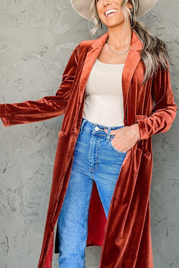 All Touchy Feely Velvet Duster