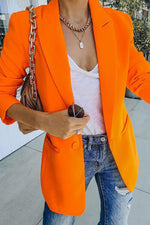 Standards Pocketed Bright Colour Blazer Shorts Suit