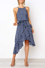 Irregular Polka Dot Dress (3 Colors)