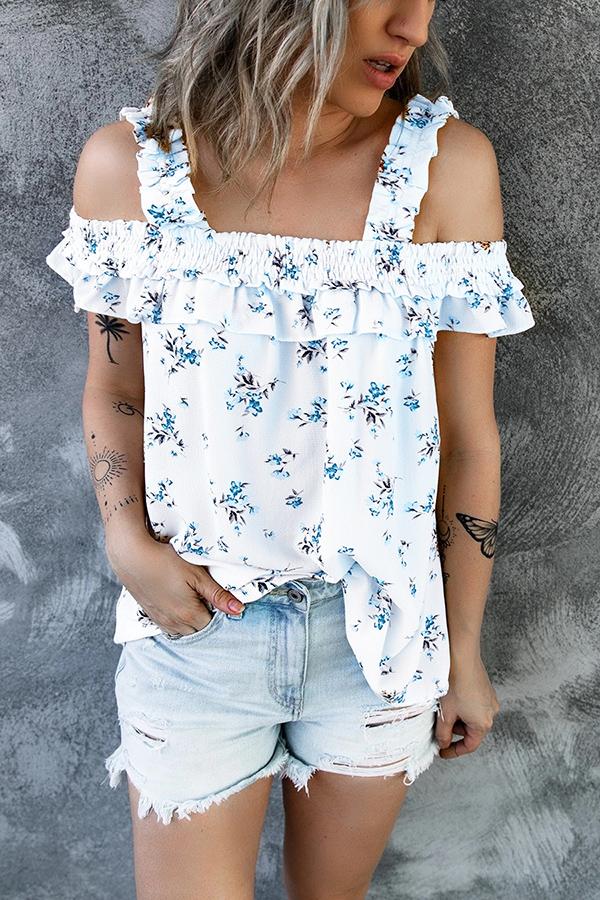 Summer Wonderland Floral Blouse