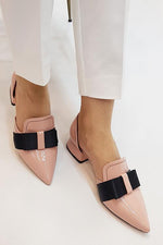 Bow Pointed Flats