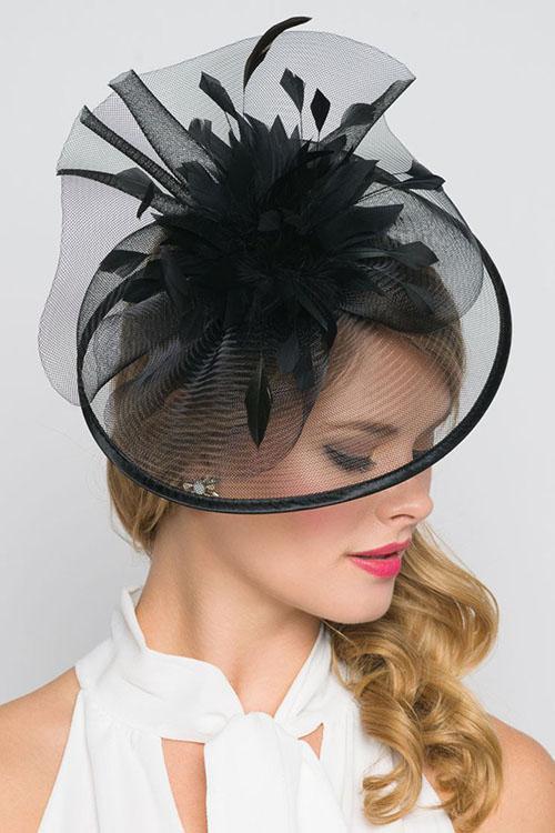 Feather Mesh Fascinator