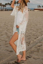 Florcoo Sheer Shawl Beach Swimwear Cover-up