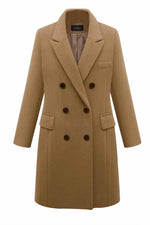 Florcoo Thick Solid Color Button Coat(3 Colors)