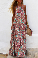 You've Done This Red Floral Maxi Dress