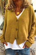 Casual Loose Knitted Cardigan ( 3 Color )