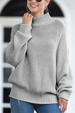 Breathable Bat Sleeve Knit Sweater
