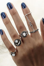 Chains Stone Rings Sets