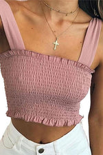 Elastic Bow Tie Slip Top