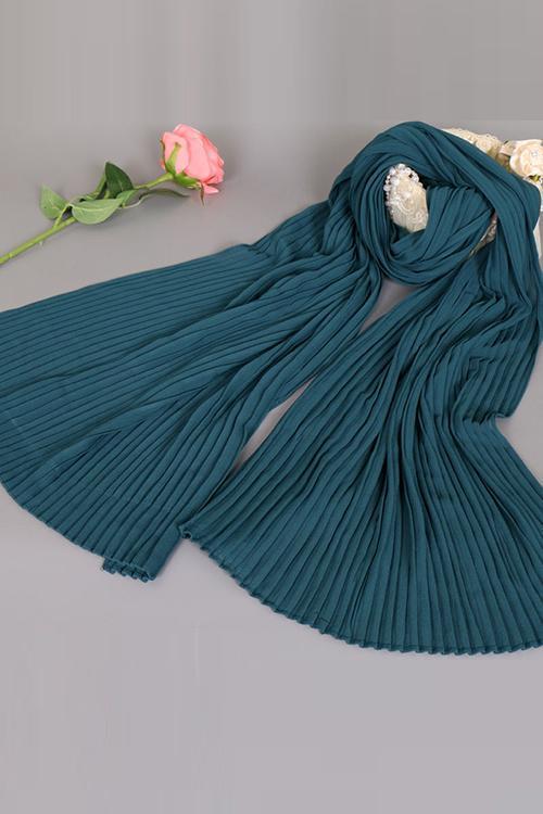 Pleated Chiffon Kerchief