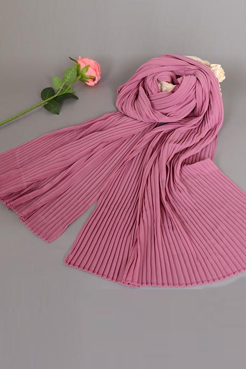 Pleated Chiffon Kerchief