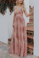 True Romance Pleated Tulle Maxi Dress