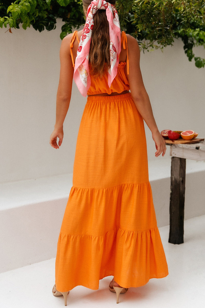 Sunlit Romance Two-piece Swing Dress