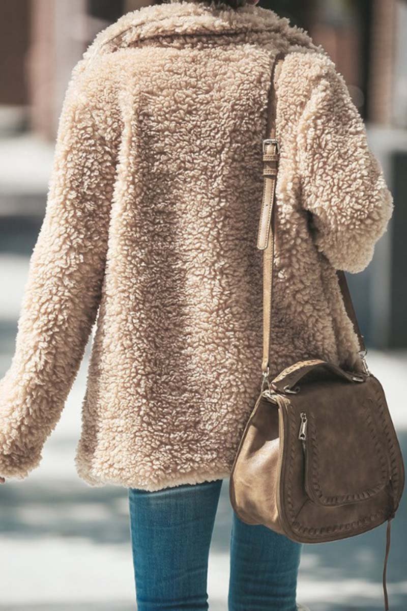 Florcoo Winter Plush Coat Cardigan（3 colors）