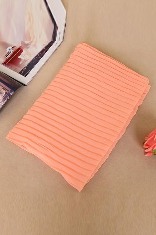 Pleated Chiffon Kerchief