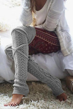 Knit Over Knee High Thigh Socks