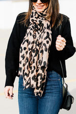 Leopard Print Warm Scarf