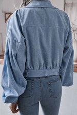 Corduroy Long Sleeve Coat Tops(3 Colors)