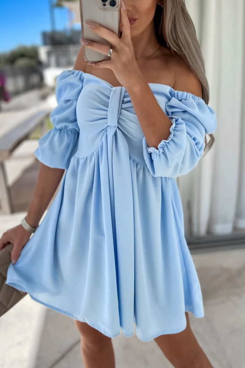 Surprise Me Off The Shoulder Mini Dresses