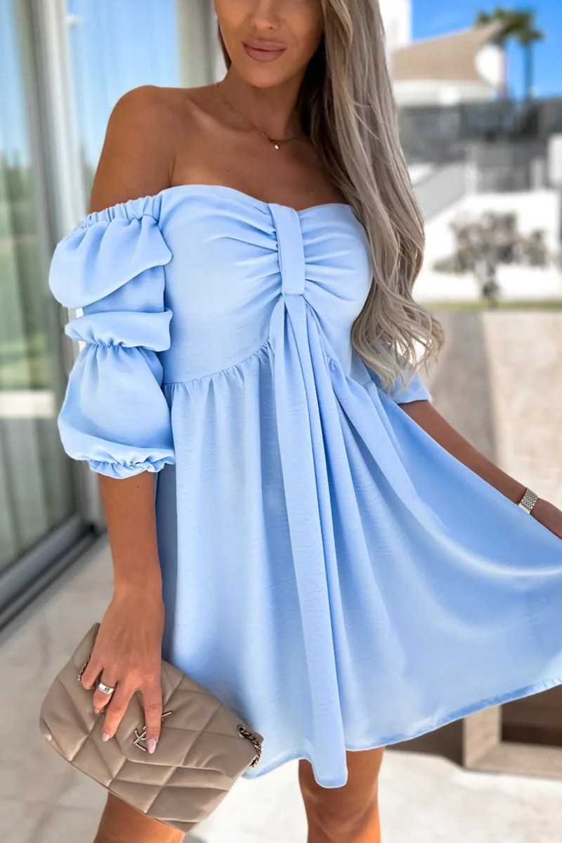 Surprise Me Off The Shoulder Mini Dresses